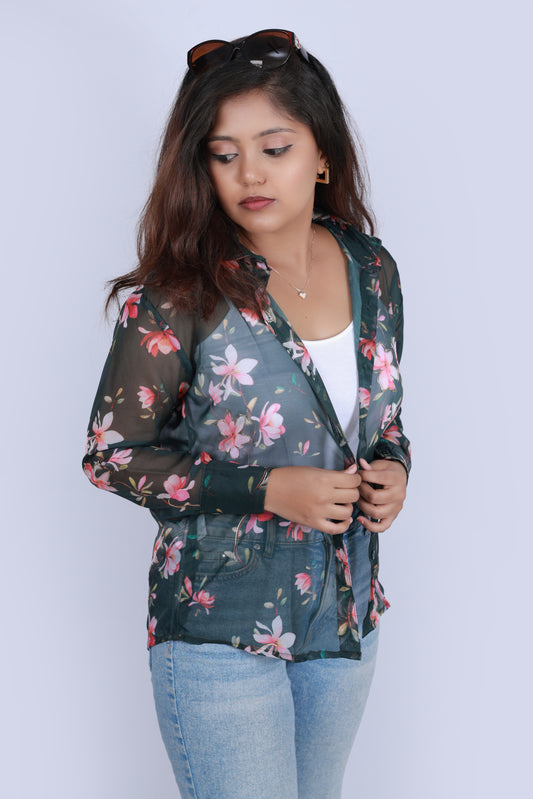 gray parrot, gray parrot shirts, branded women shirts, shirts under 1500, shirts under 1000,  shirts for girls, cotton shirts for girls and women, premium shirts for women, shirts gray parrot