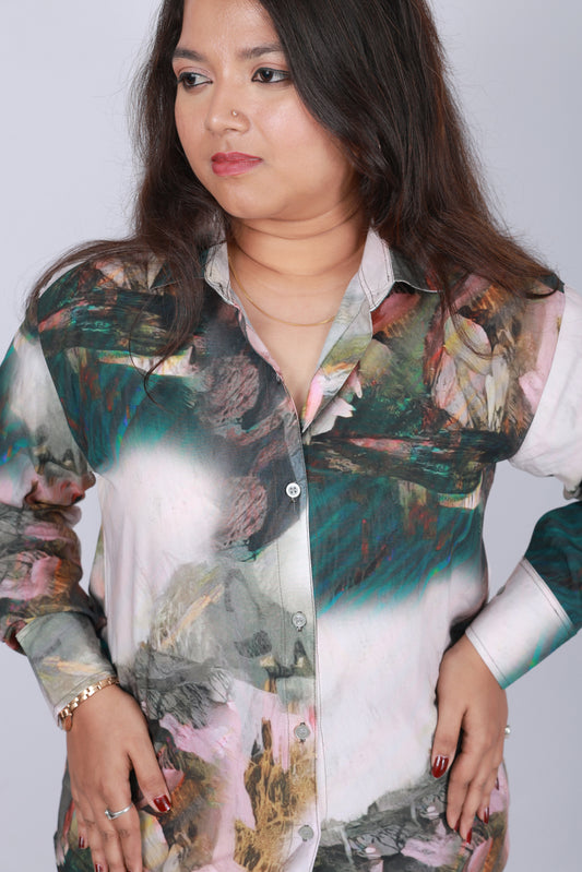 gray parrot, gray parrot shirts, branded women shirts, shirts under 1500, shirts under 1000,  shirts for girls, cotton shirts for girls and women, premium shirts for women, shirts gray parrot