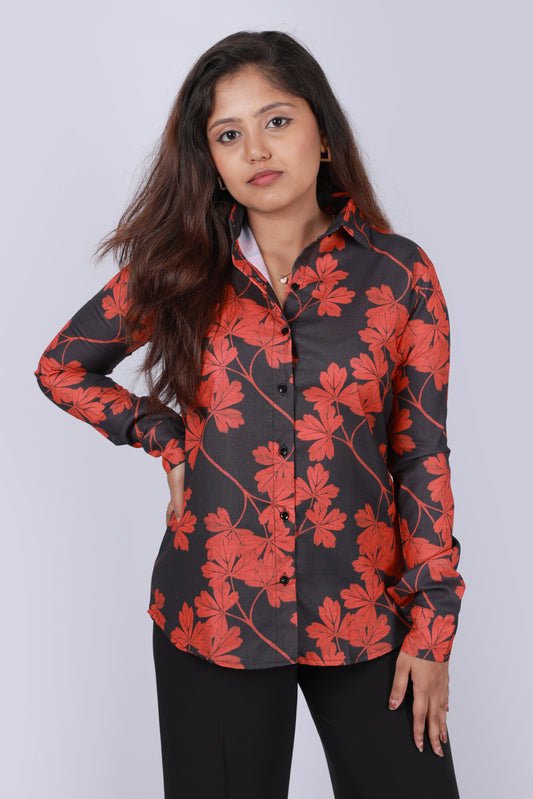 gray parrot, gray parrot shirts, branded women shirts, shirts under 1500, shirts under 1000,  shirts for girls, cotton shirts for girls and women, premium shirts for women, shirts gray parrot