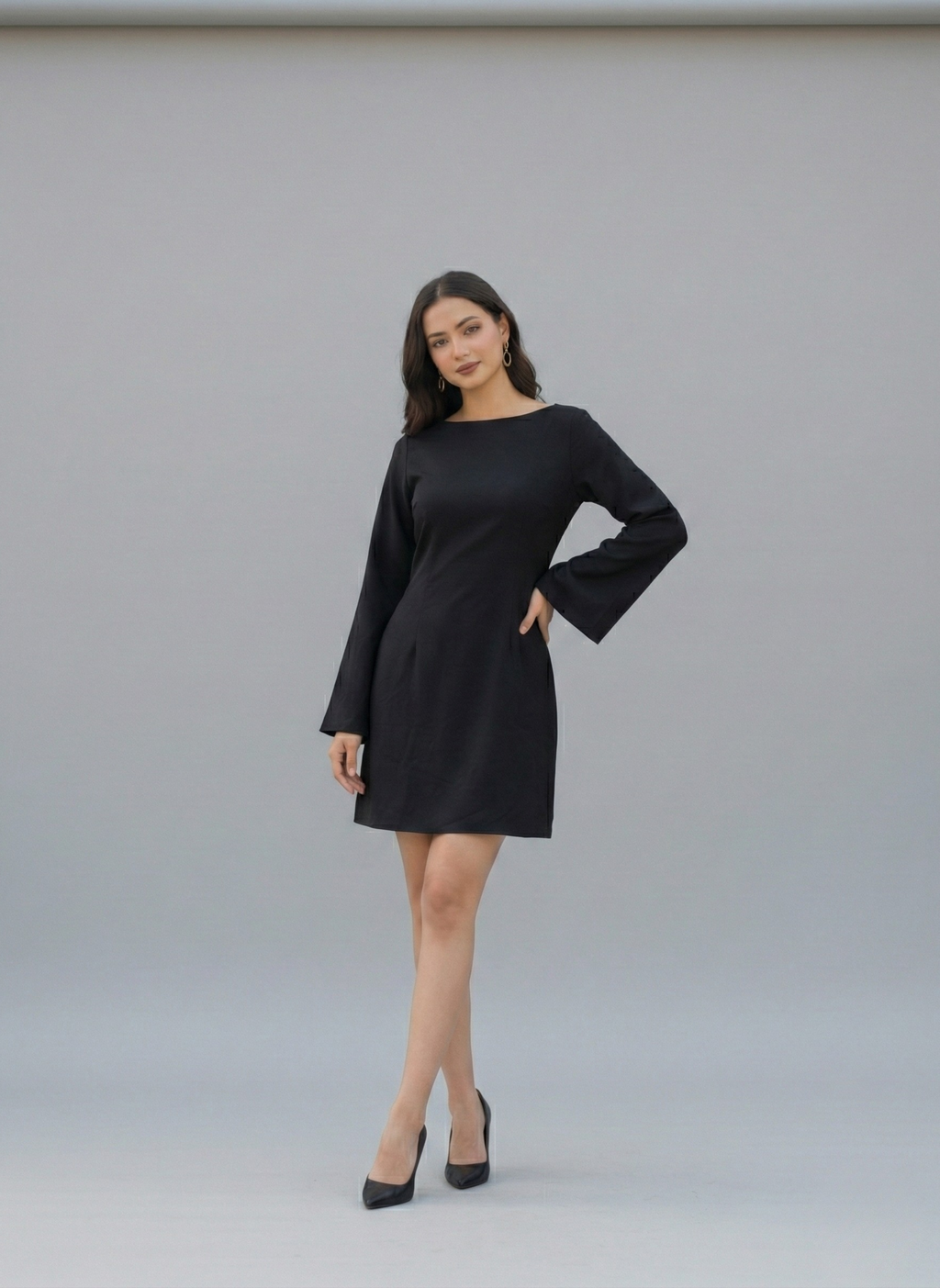 Back cowl western wear dress - Party wear dress for women