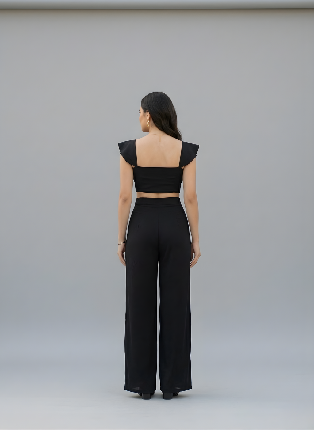 Black Jumpsuit summer dress - Western wear dress for women