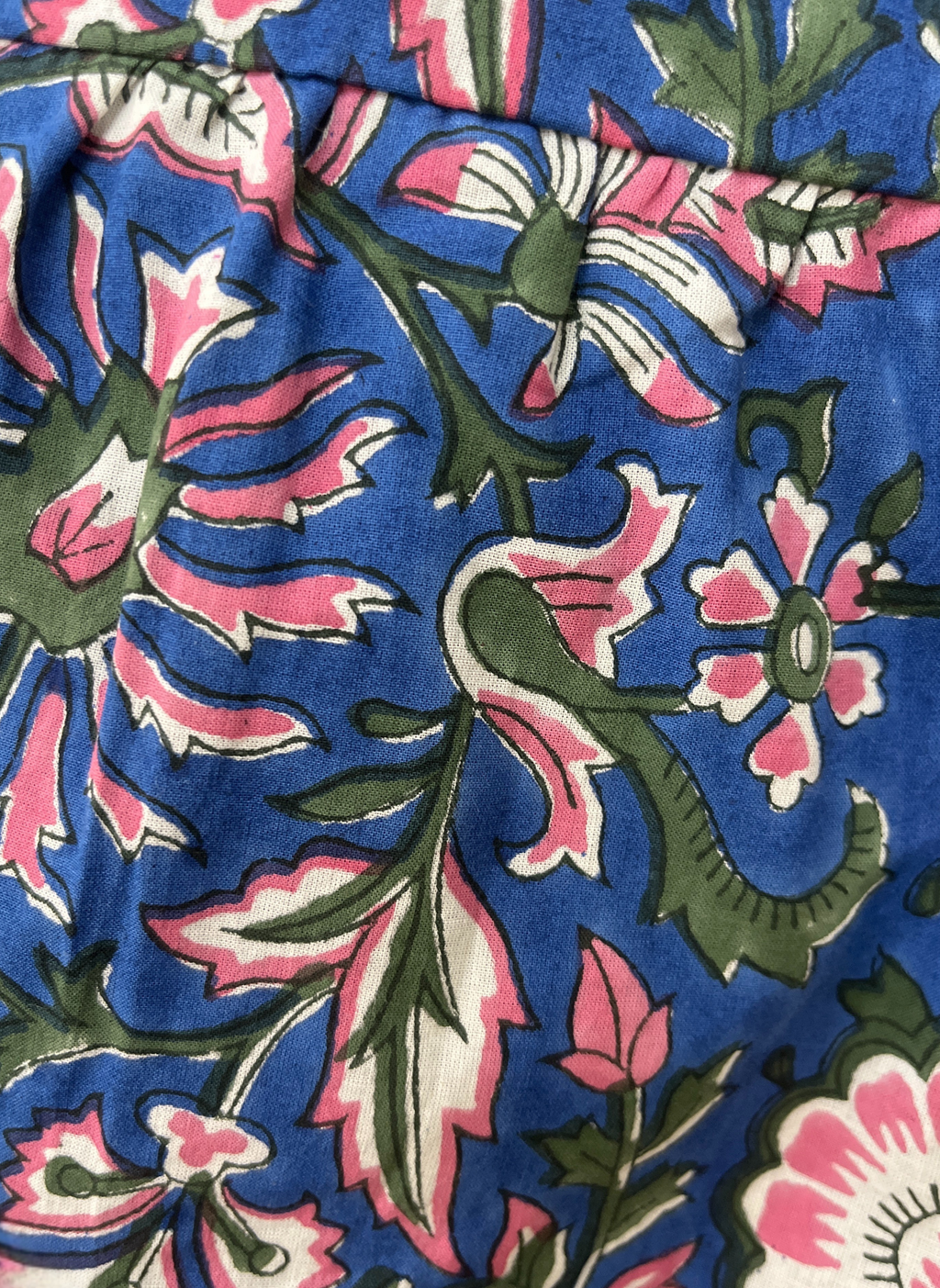 Blue floral dress for women Indigo Whimsy  - Casual summer dress for women