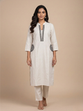 Thread line two-piece kurta Ivora  - Festive wear ethnic kurti