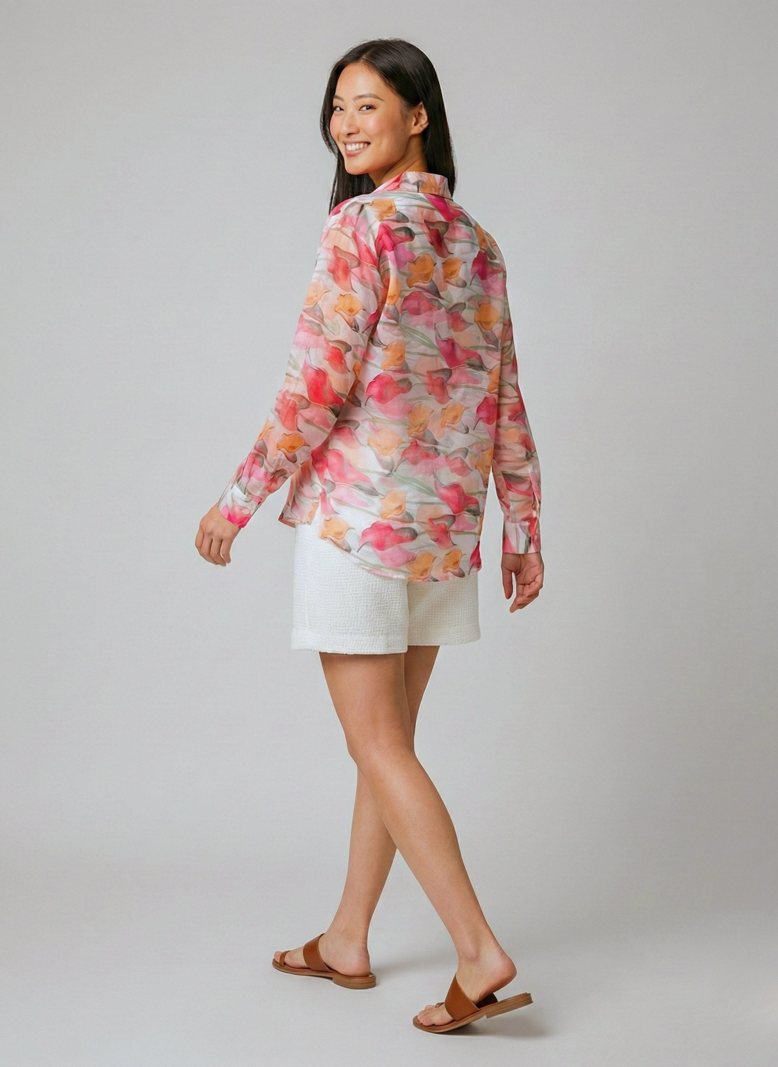 Transparent full sleeve shirt Lily Haze  - Casual wear for women