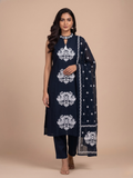 Cotton kurta set for women Neelika Kaadi - Festive and office wear kurta